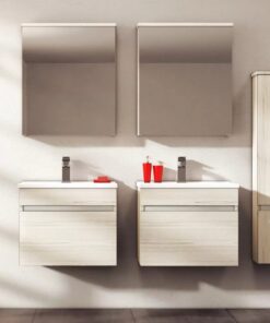 VANITORY PRIMA BLANCO TEXTURADO 50cm BUONA