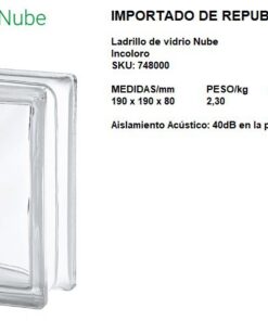 Ladrillo de Vidrio Nube