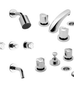 FV KIT GRIFERIA BAÑO LINEA PAMPA 0900.03/B6-CR